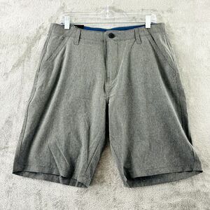 Denali Hybrid Walk Short Mens 32‎ Heather Gray Stretch Comfort Fit Flat Front